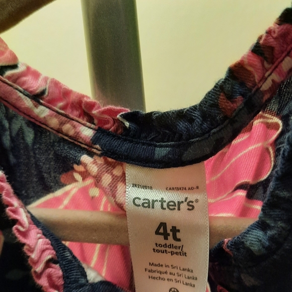 Carters Little girl floral spring dress size 4T - Picture 2 of 3